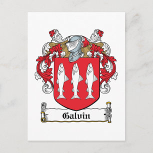Galvin Family Crest Briefkaart