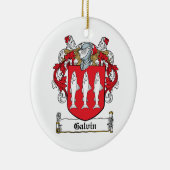 Galvin Family Crest Keramisch Ornament (Rechts)