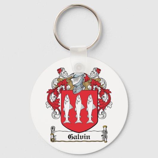 Galvin Family Crest Sleutelhanger (Voorkant)