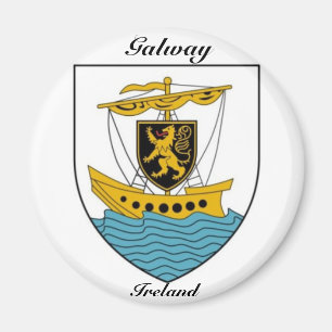 Galway antiek schip wapenschild, Ierland Magneet