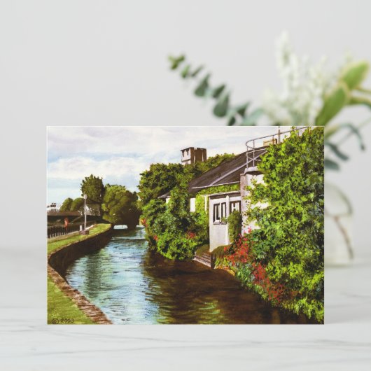 Galway City Ireland Canal Uitzicht (Staand voorkant)