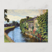 Galway City Ireland Schilderachtig Canal Uitzicht Briefkaart (Voorkant)