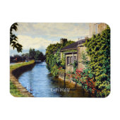 Galway City Ireland Schilderachtig Canal Uitzicht Magneet (Horizontaal)