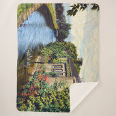 Galway City Ireland Schilderachtig Canal Uitzicht Sherpa Deken (Voorkant)