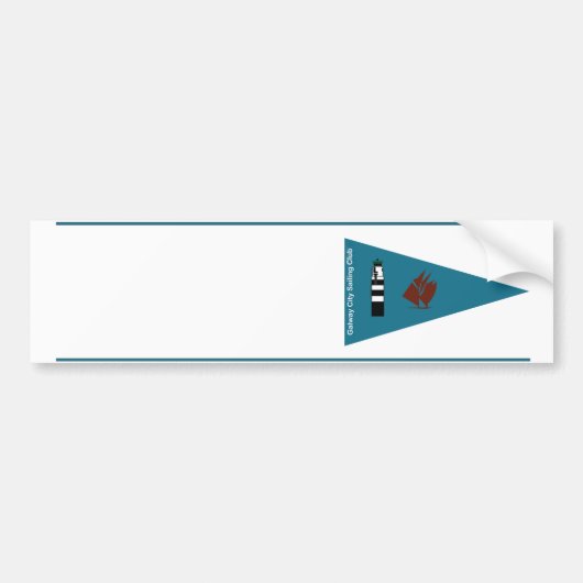 Galway City Sailing Club Boat Name Sticker (Voorkant)
