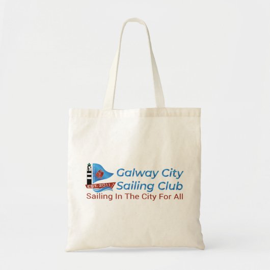 Galway City Zeilclub - Logo Gradient Tote Bag (Voorkant)