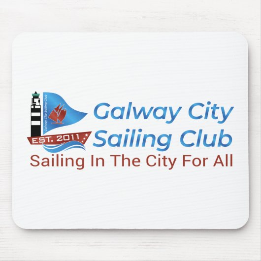 Galway City Zeilclub Muismat (Voorkant)