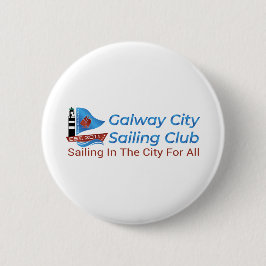 Galway City Zeilclub Ronde Button 5,7 Cm