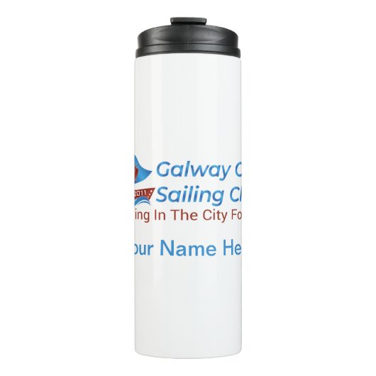 Galway City Zeilclub Thermosbeker (Voorkant)