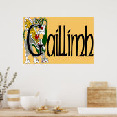 Galway (Gaelic) Poster Print (Keuken)