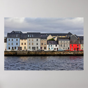 Galway Harbour, Ierland Poster