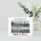 Galway heeft alles. briefkaart (Staand voorkant)