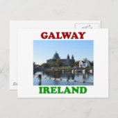 Galway Ierland Briefkaart (Voorkant / Achterkant)