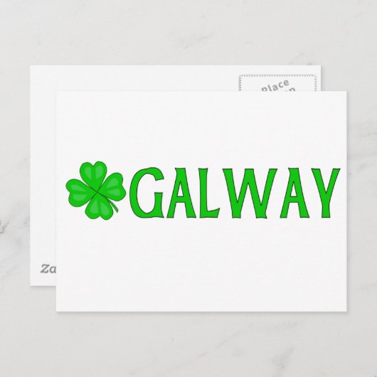 Galway, Ierland Briefkaart (Voorkant / Achterkant)
