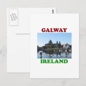 Galway Ierland Briefkaart (Voorkant / Achterkant)