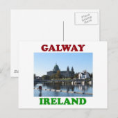 Galway Ierland Briefkaart (Voorkant / Achterkant)