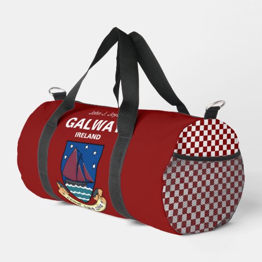 Galway Ierland - Iers gepersonaliseerd Plunjezak (Rechterhoek)
