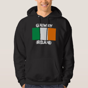 Galway, Ierland met Ierse vlag Hoodie