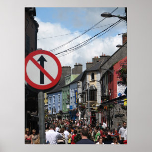 Galway, Ierland Poster