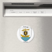 Galway Ireland antiek scheepswapen Magnet (Insitu (Vaatwasser))