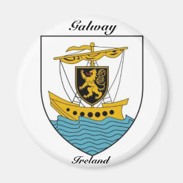 Galway Ireland antiek scheepswapen Magnet