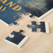 Galway Ireland Retro Irish Landmark Legpuzzel (Zijkant)