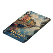 Galway Ireland Retro Irish Landmark Magneet (Linkerzijde)