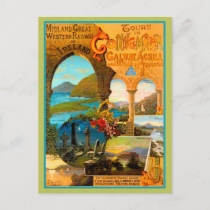 Galway Reisposter Briefkaart