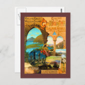 Galway Reisposter Briefkaart (Voorkant / Achterkant)