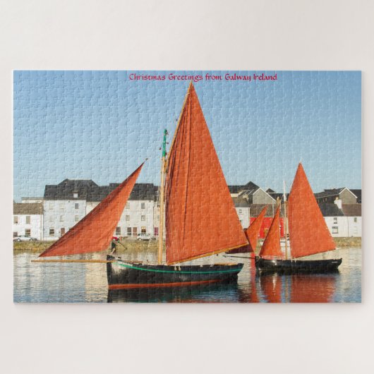 Galway Sailing Boats Ireland. Jigzaag Puzzle Legpuzzel (Horizontaal)