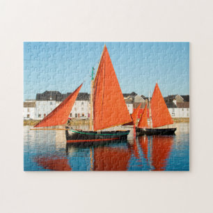 Galway Zeilboten Ierland. Legpuzzel