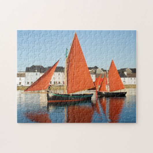 Galway Zeilboten Ierland. Legpuzzel (Horizontaal)