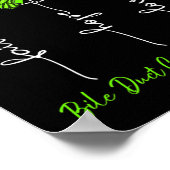 Galweg Kanker Bewustzijn Geloof Hoop Liefde Luipaa Poster (Hoek)