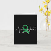 Galweg kankerbewustzijn supporter lint kaart (Gele Bloem)