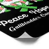 Galwegkanker Bewustzijn Galblaas Schattigee Gnomen Poster (Hoek)