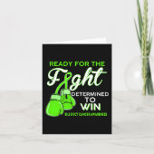 Galwegkanker bewustzijn groene vlinder kaart (Voorkant)