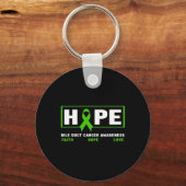 Galwegkanker - Hope Galwegkanker Awareness Sleutelhanger (Voorkant)