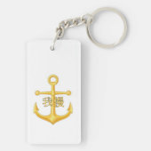 GAMAN ANCHOR Key chain Sleutelhanger (achterkant)