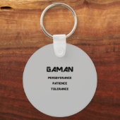 GAMAN Sleutelhanger (Achterkant)
