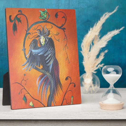 Gamaun de profetische vogel met gevlekte veren fotoplaat (Zijkant)