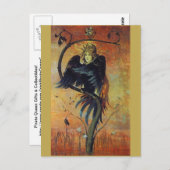 Gamayun: De profeet Bird Fantasy Art Briefkaart (Voorkant / Achterkant)