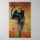 Gamayun: De profeet Bird Fantasy Art Poster Print (Voorkant)
