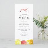 Gamba kook | Zeevruchten kook thema grijs Menu (Staand voorkant)