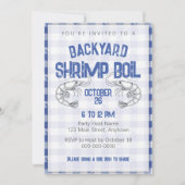 Gamba Kookfeest Zeekost Thema Tuin Dinnerfeest Kaart (Voorkant)