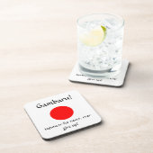 Gambaru!-kurk onderzetter (Rechterzijde)