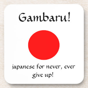 Gambaru!-kurk onderzetter