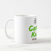 Gambatte Kudasai - Doe alsjeblieft je best! Koffiemok (Links)