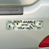 GAMBEL NIET! BumperSticker (Op auto)
