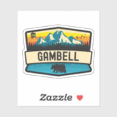 Gambell, Alaska Sticker (Vel)