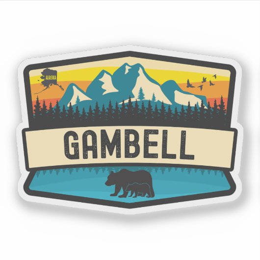 Gambell, Alaska Sticker (Voorkant)